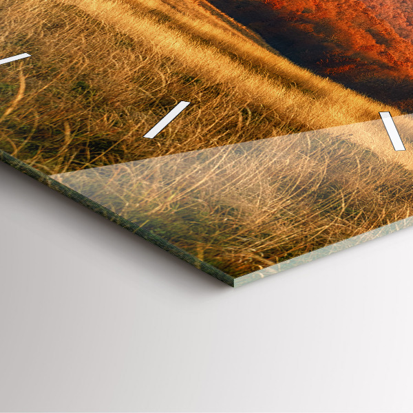 Zegar na ścianę kwadratowy Krajobraz gór