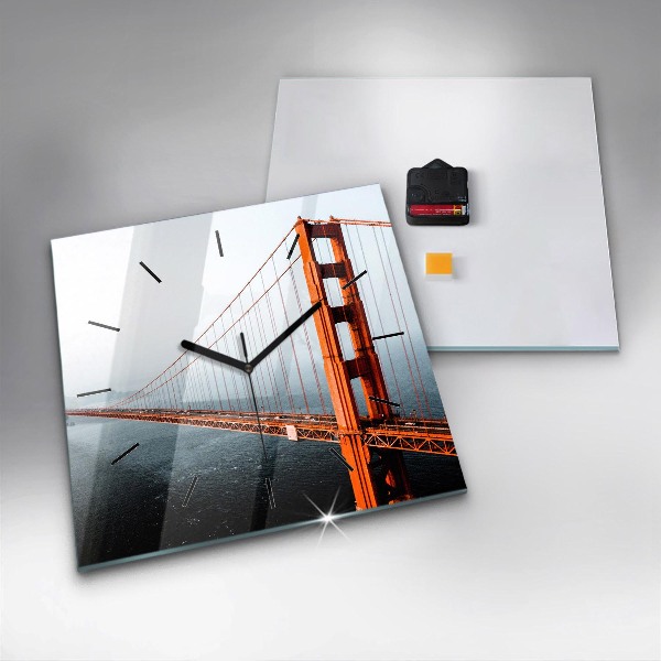 Kwadratowy zegar Most Golden Gate