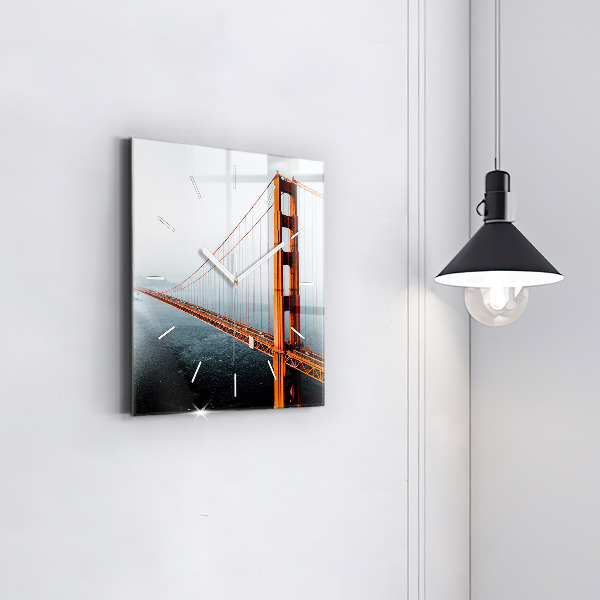 Kwadratowy zegar Most Golden Gate