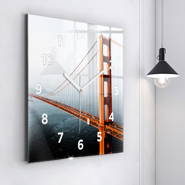 Kwadratowy zegar Most Golden Gate