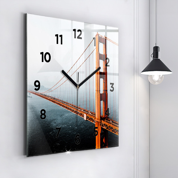 Kwadratowy zegar Most Golden Gate