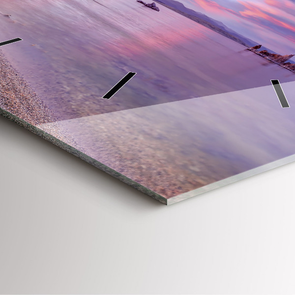 Kwadratowy zegar Wschód słońca Kalifornia