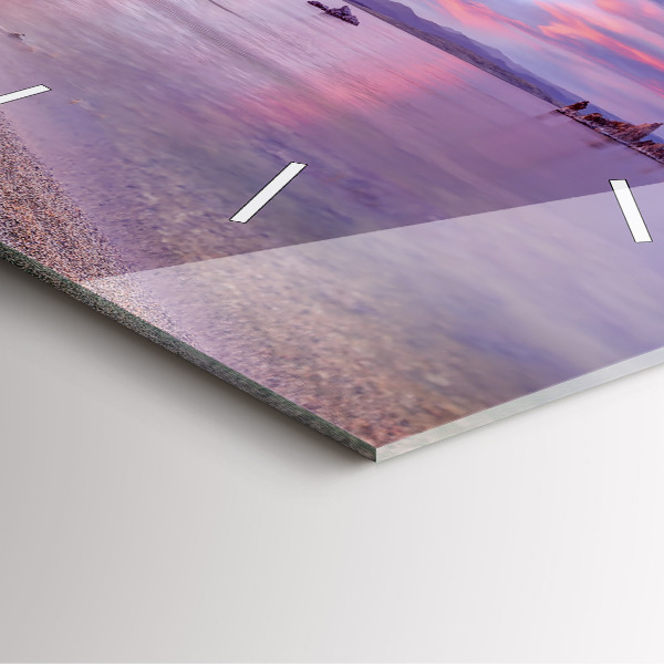 Kwadratowy zegar Wschód słońca Kalifornia