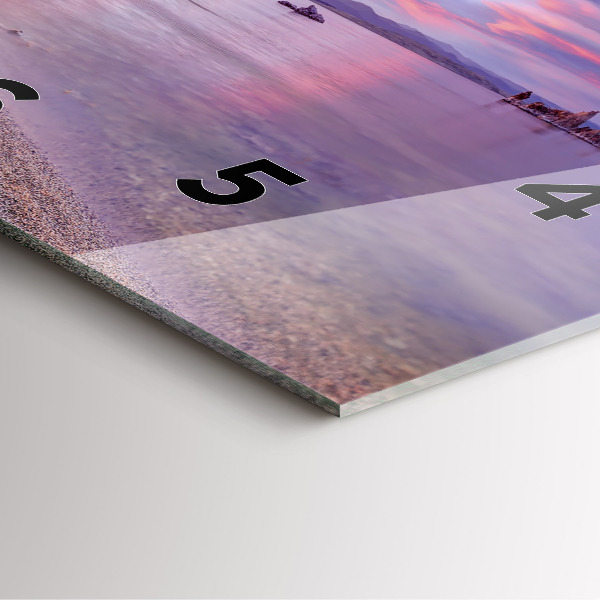 Kwadratowy zegar Wschód słońca Kalifornia