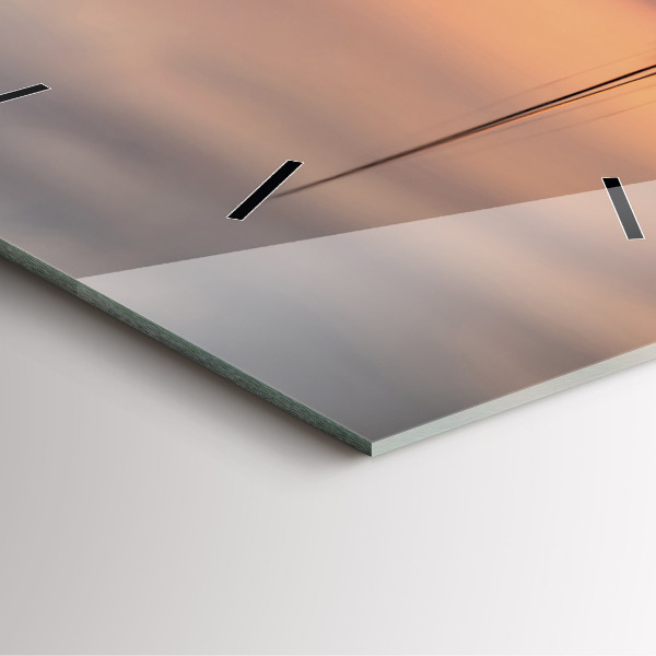 Zegar na ścianę kwadratowy Jezioro Balaton USA