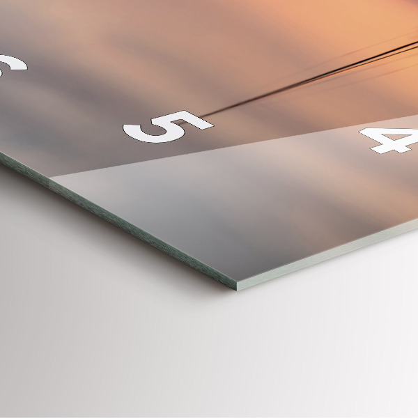 Zegar na ścianę kwadratowy Jezioro Balaton USA