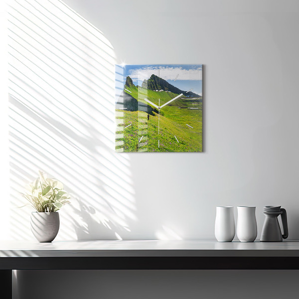 Zegar na ścianę kwadratowy Rezerwat Hornstrandir Islandia