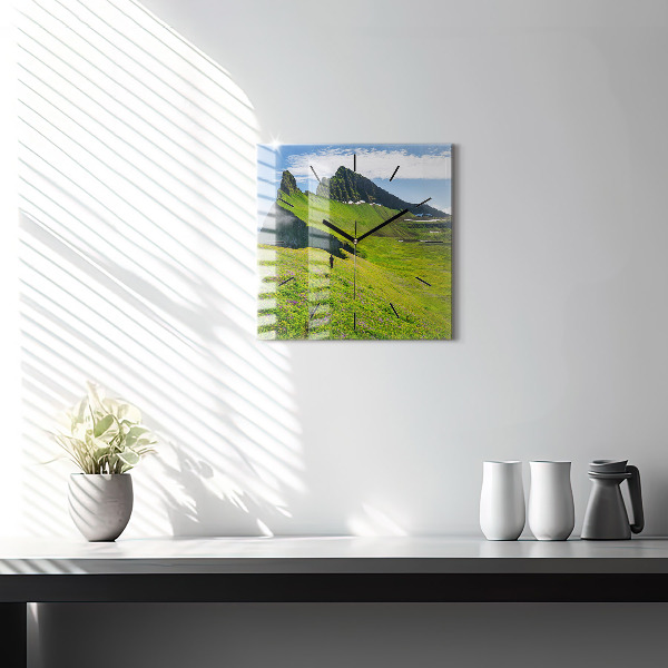 Zegar na ścianę kwadratowy Rezerwat Hornstrandir Islandia