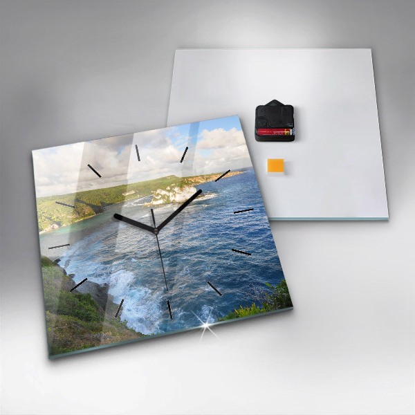 Kwadratowy zegar Wybrzeże Oceanu