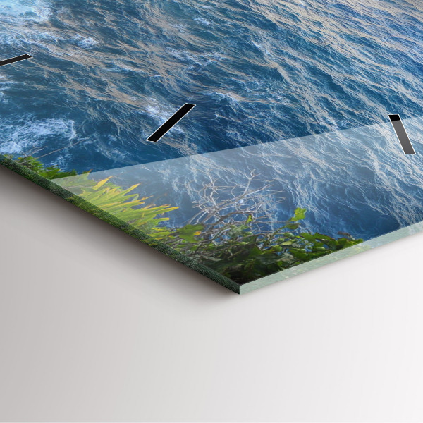 Kwadratowy zegar Wybrzeże Oceanu