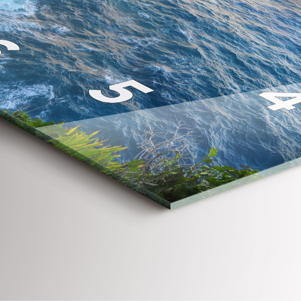 Kwadratowy zegar Wybrzeże Oceanu