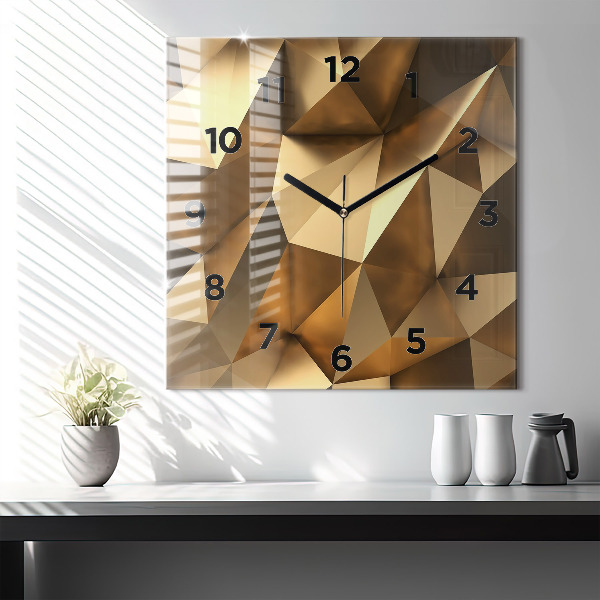Kwadratowy zegar Tekstura geometryczna