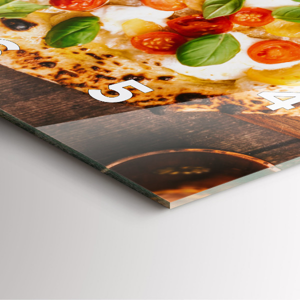 Zegar ścienny kwadratowy Włoska pizza