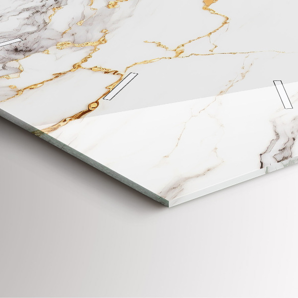 Zegar ścienny kwadratowy Marmur ozdobny