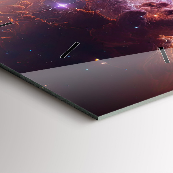 Zegar ścienny kwadratowy Kosmiczny świat gwiazd