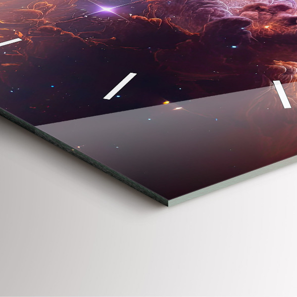 Zegar ścienny kwadratowy Kosmiczny świat gwiazd