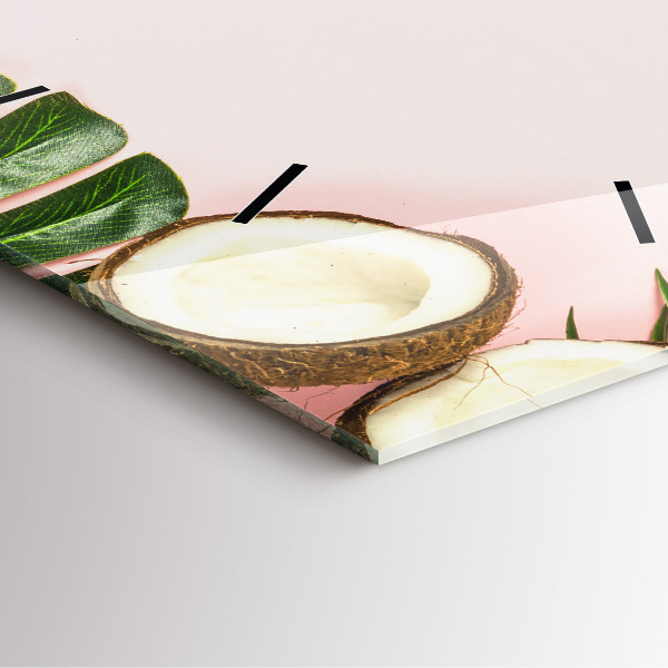 Zegar na ścianę kwadratowy Letni nastrój