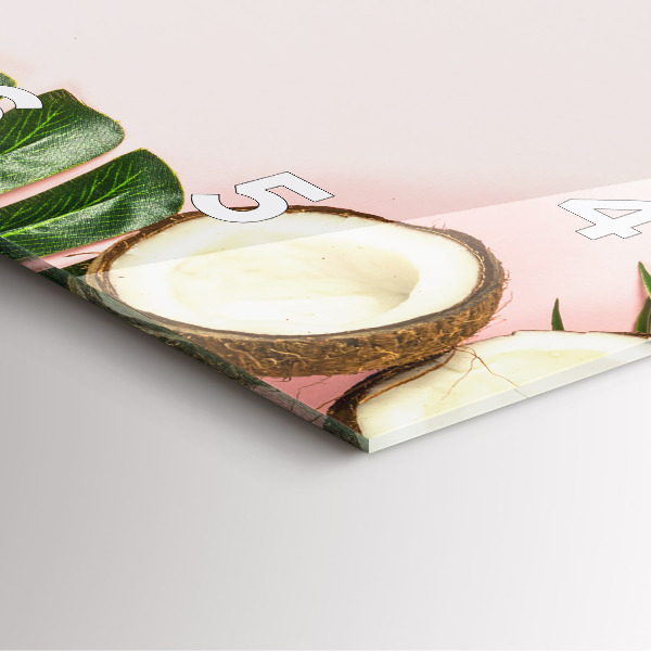 Zegar na ścianę kwadratowy Letni nastrój