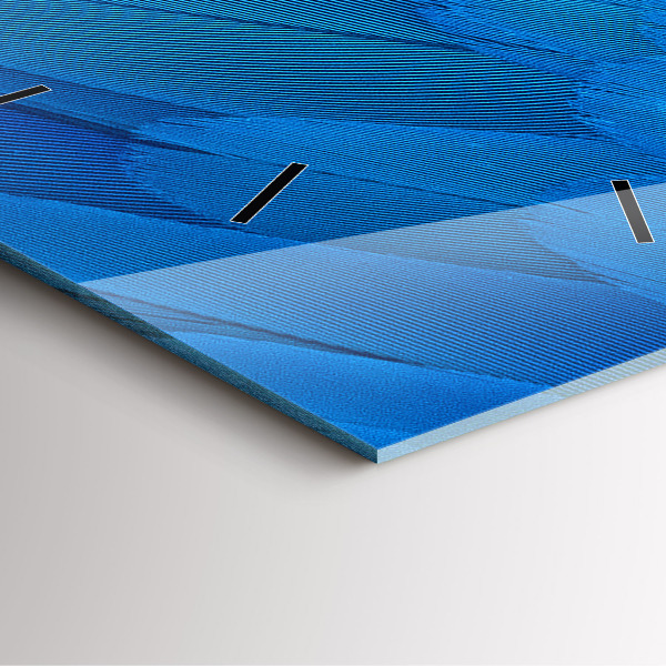 Kwadratowy zegar Pióro ptaka