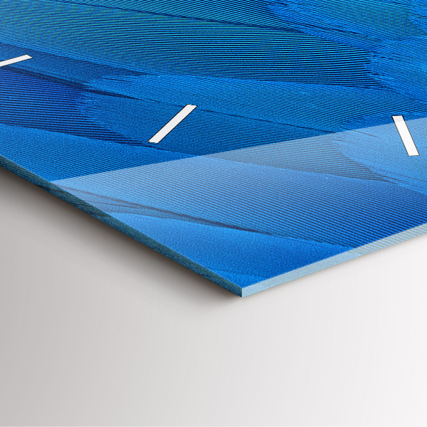 Kwadratowy zegar Pióro ptaka