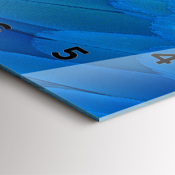 Kwadratowy zegar Pióro ptaka