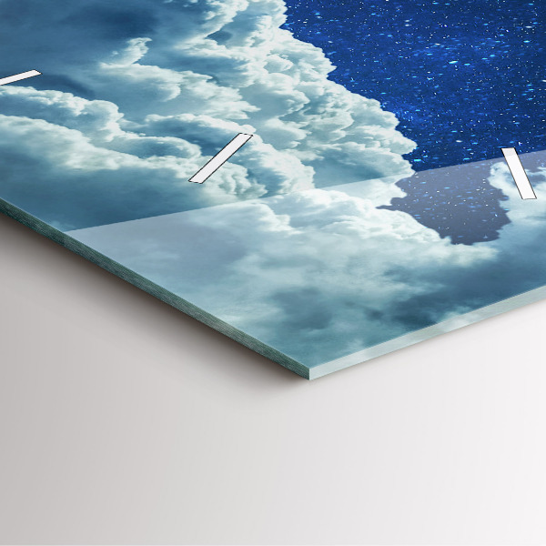 Kwadratowy zegar Nocne niebo