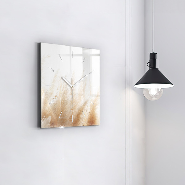 Kwadratowy zegar Kłosy zboża