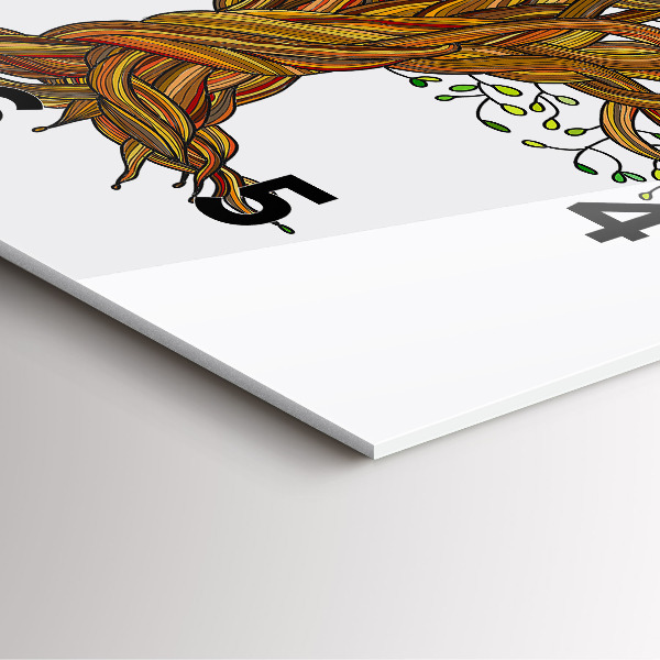 Kwadratowy zegar Drzewo i korzenie