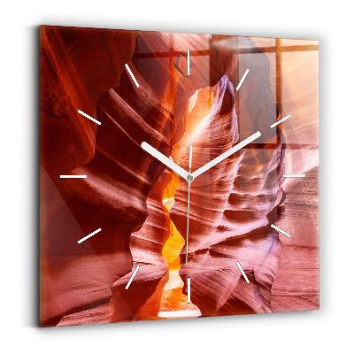 Kwadratowy zegar Piaskowy kanion