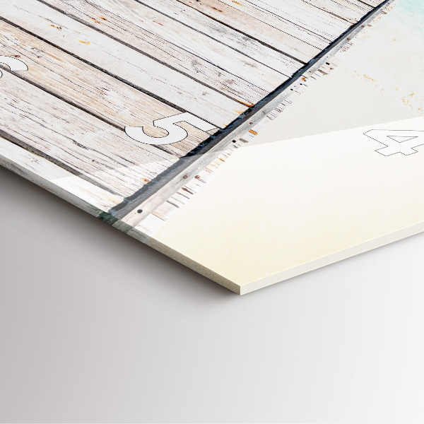 Kwadratowy zegar Tropikalna wyspa