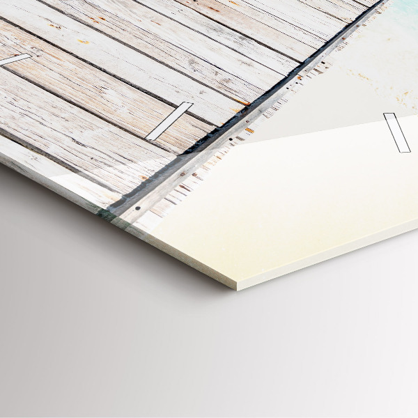 Kwadratowy zegar Tropikalna wyspa