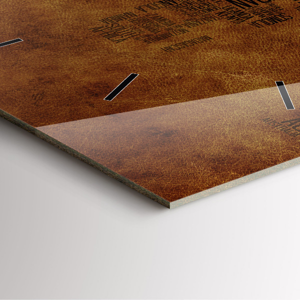 Kwadratowy zegar Mapa i nazwy krajów