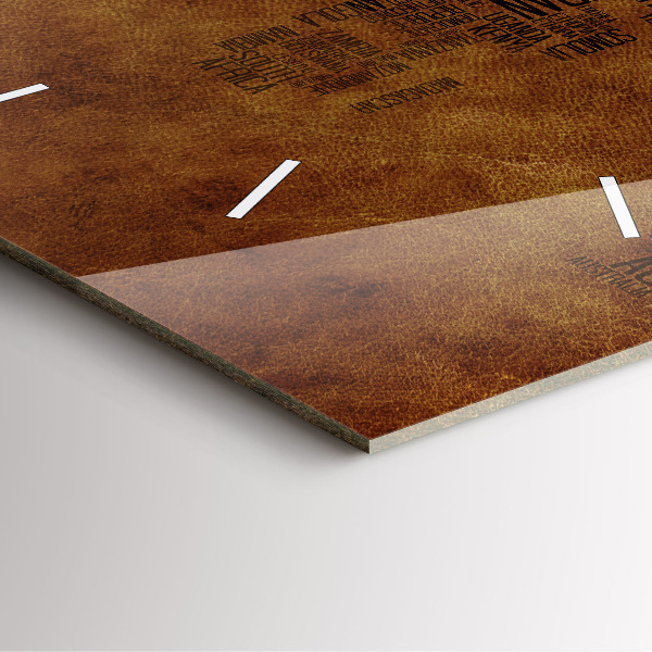 Kwadratowy zegar Mapa i nazwy krajów