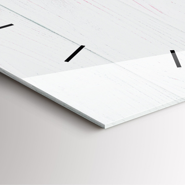 Kwadratowy zegar Wiosenne kwiaty