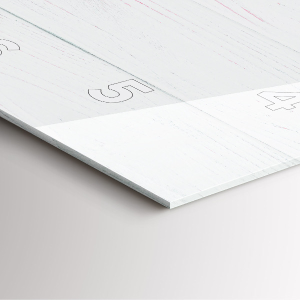 Kwadratowy zegar Wiosenne kwiaty