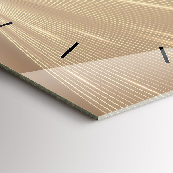 Zegar na ścianę kwadratowy Abstrakcyjne światło