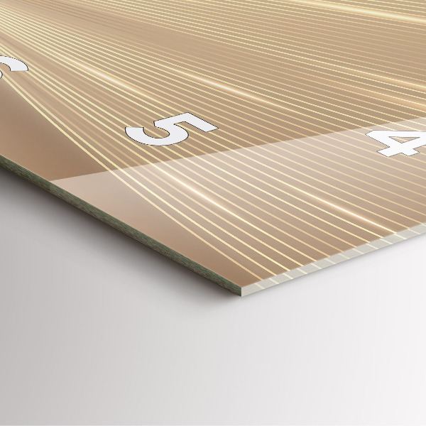 Zegar na ścianę kwadratowy Abstrakcyjne światło