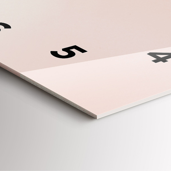 Zegar na ścianę kwadratowy Złote liście tropikalne