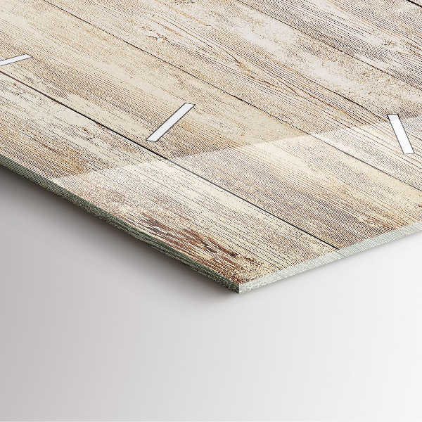 Kwadratowy zegar Drewniane panele