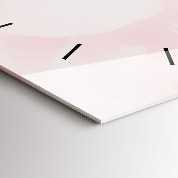 Kwadratowy zegar Kwitnące róże