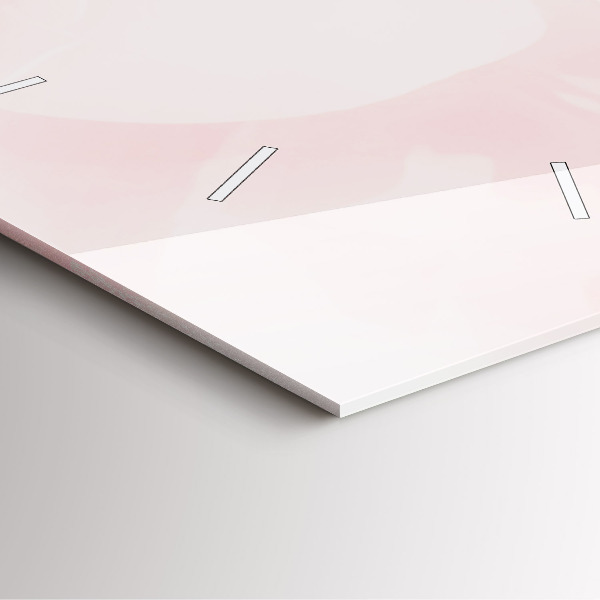 Kwadratowy zegar Kwitnące róże