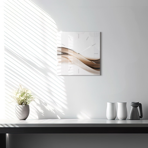 Kwadratowy zegar Abstrakcja linia