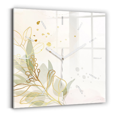 Zegar na ścianę kwadratowy Pastelowa abstrakcja