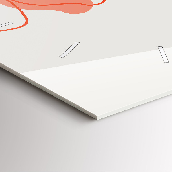 Zegar na ścianę kwadratowy Hawajskie rośliny