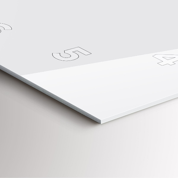 Zegar ścienny kwadratowy Biały