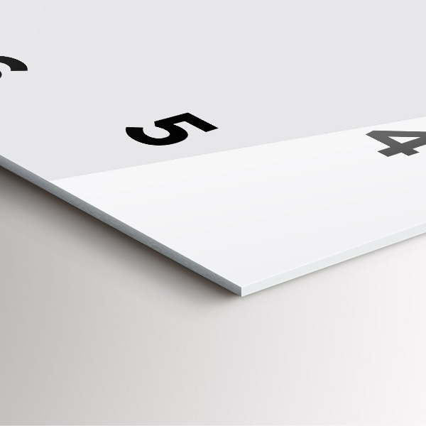 Zegar ścienny kwadratowy Biały