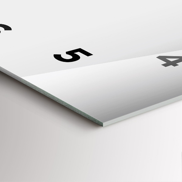 Zegar ścienny kwadratowy Srebrna abstrakcja