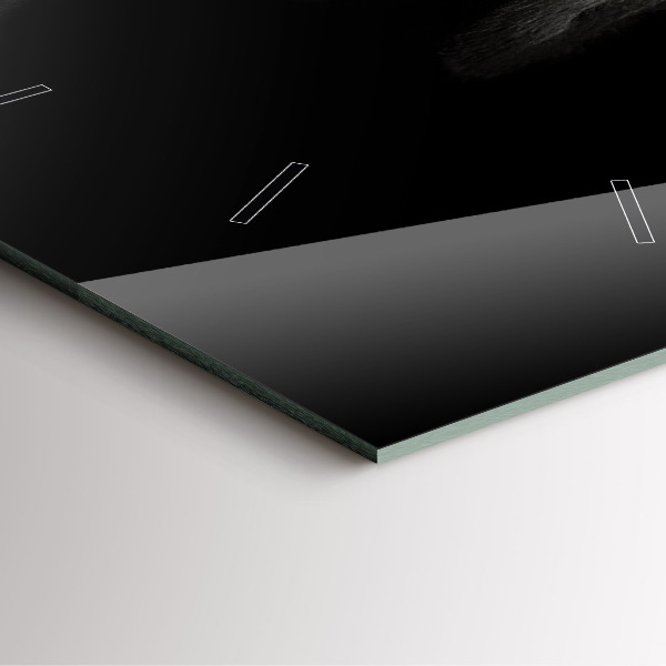 Kwadratowy zegar Pies i kot szkocki