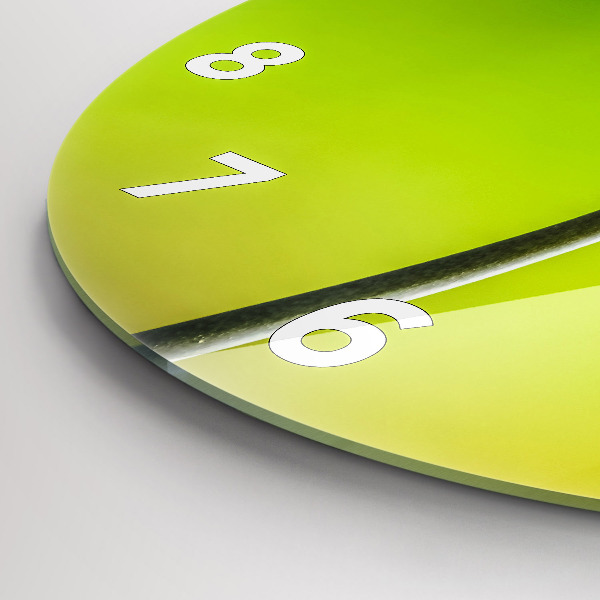 Zegar ścienny okrągły Niebieskie kwiaty