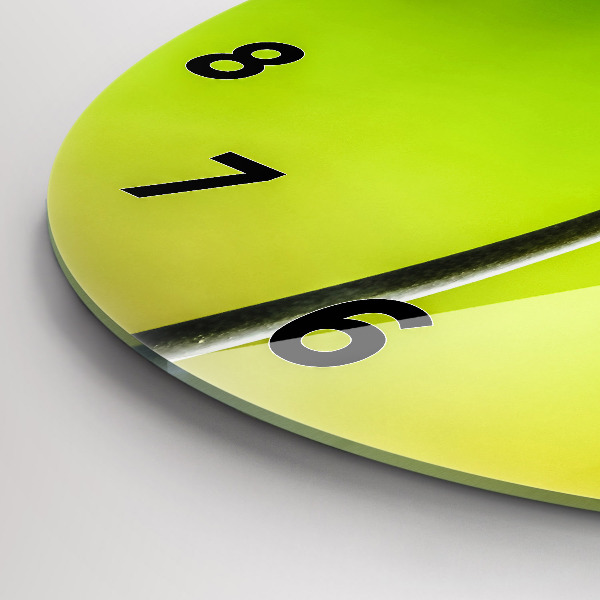 Zegar ścienny okrągły Niebieskie kwiaty